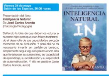 Inteligencia natural en Lucena 24 de mayo de 2013