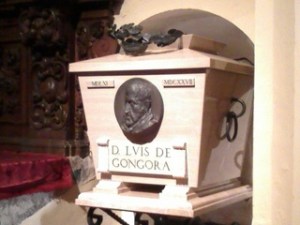 Aquí se hallan los restos de Góngora, en la Catedral de Córdoba.