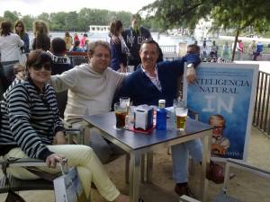 Con Alejandra Rodríguez y Luis de Vicente, ¡qué buen rato!