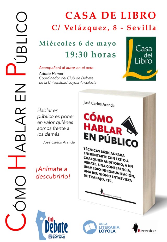 Cartel presentación libro Sevilla